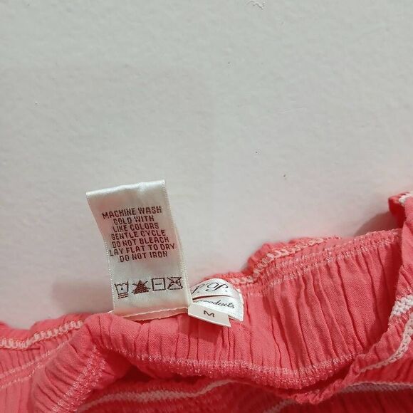 Max studio specialty products womens medium peach  coral smocked shift dress - Picture 8 of 8